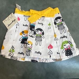 Super cute cotton girls skirt